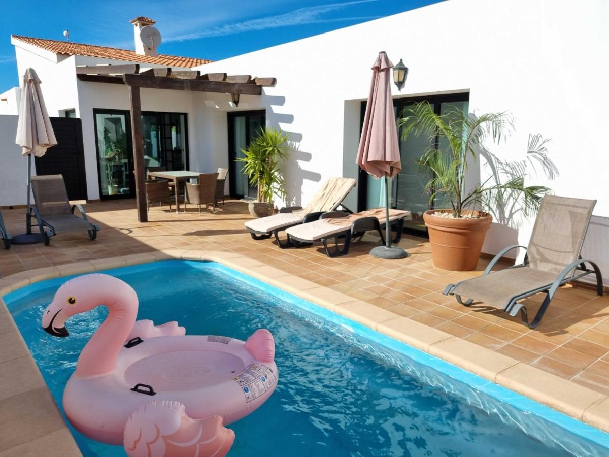 Beautiful Spacious Villa With Private Heated Pool In Lajares Ngoại thất bức ảnh